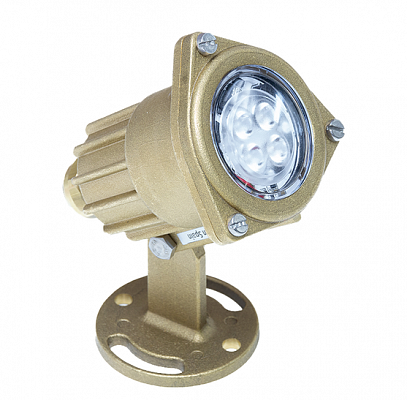 Brass Dichroic Housing LED RGB 9W/12-24V/1cab.o.7-12 mm - 1